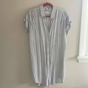 CJLA Carly Jean Los Angeles striped button down dress